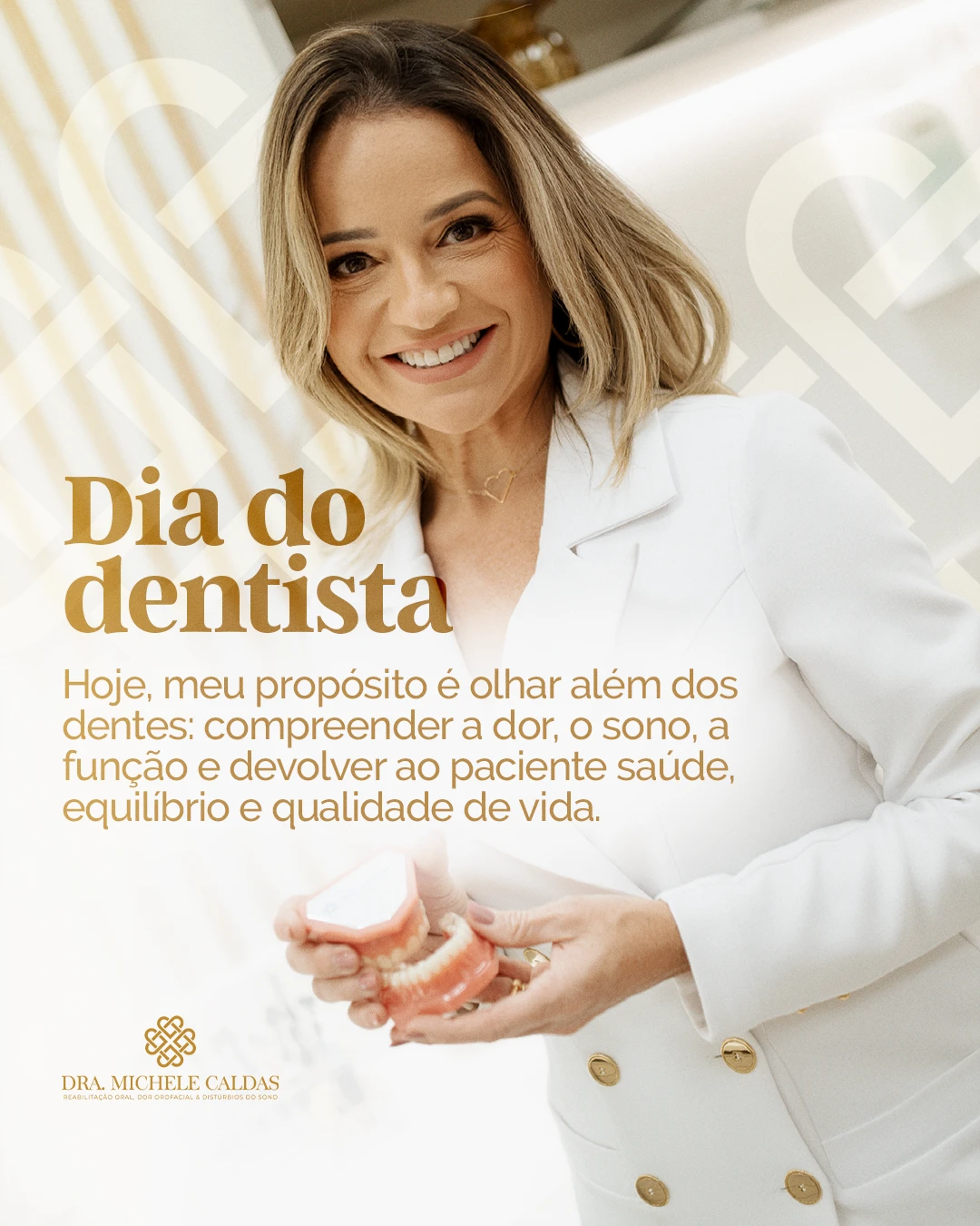 Cuidar de pessoas é o que dá sentido à minha profissão.